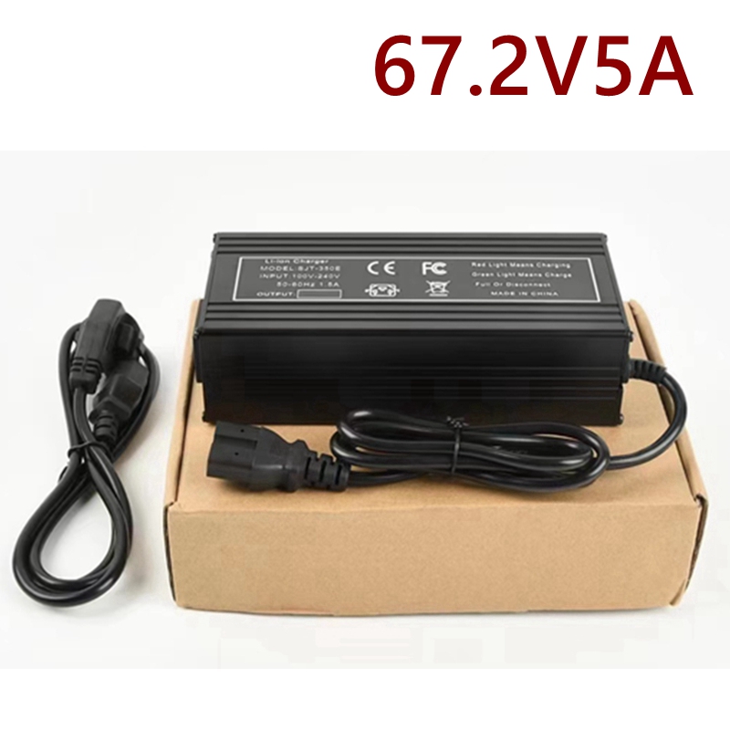 84V 20A Smart Charger - Cargador rápido de batería de litio,