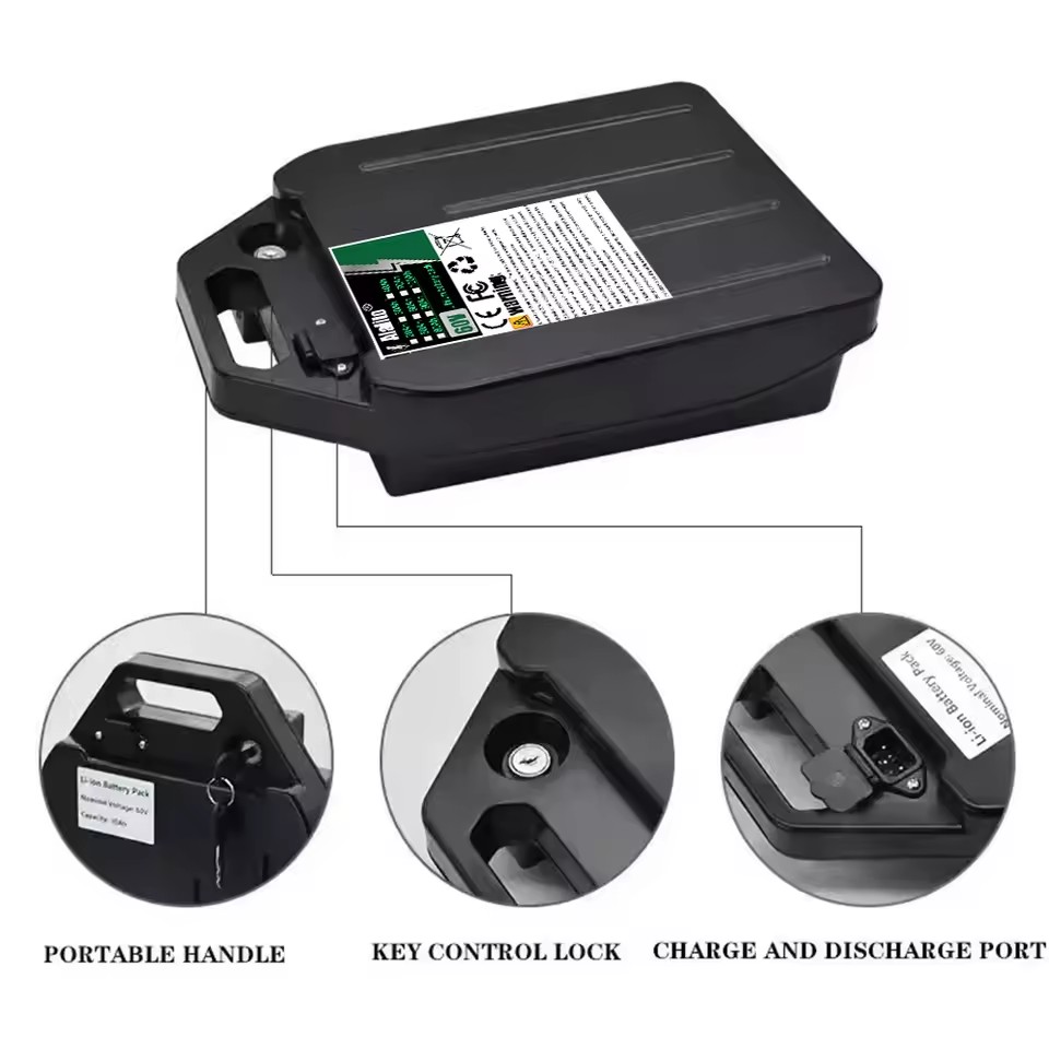Batería de litio para vehículo - 60V 50Ah Electric Scooter Battery reseña y precio