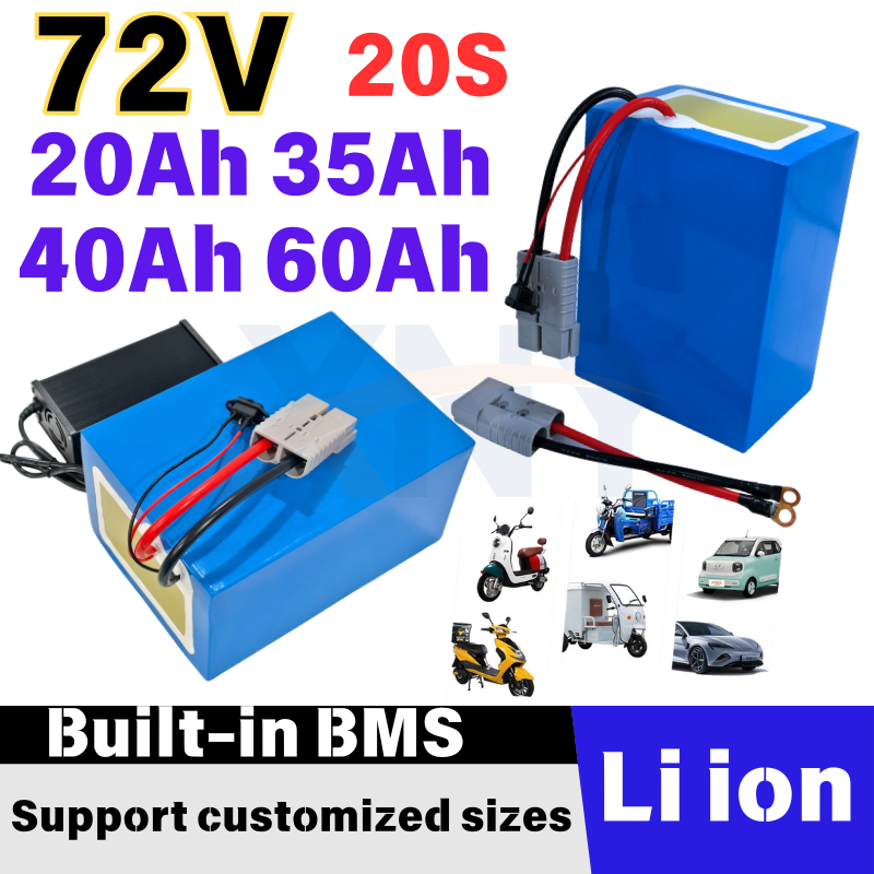 Paquete de baterías de iones d - 72V 40Ah Lifepo4 Battery Pack reseña y precio